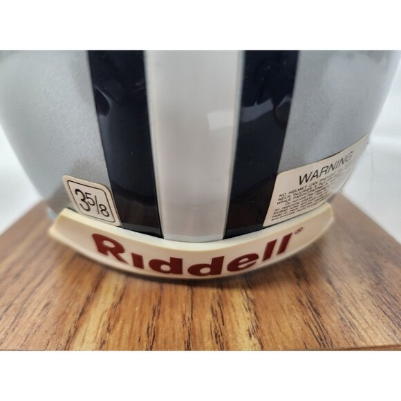 VTG NFL Riddell Dallas Cowboys Football Helmet Accent Table Lamp Balls Shade - Picture 6 of 13